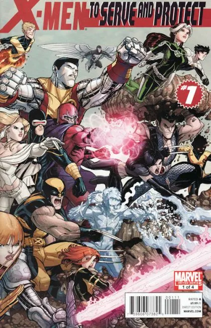 X-Men: To Serve and Protect #1 comic book cover, 2011