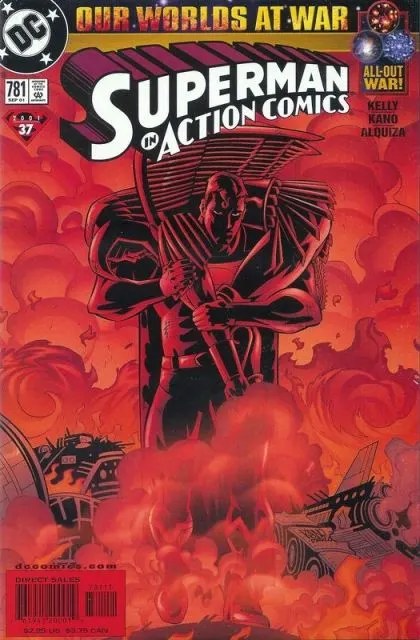 Action Comics, Vol. 1 #781 Direct Edition comic book cover, 2001