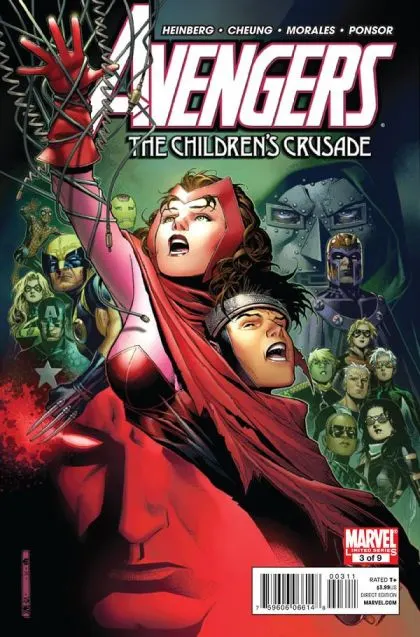 Avengers: The Children's Crusade #3 Jim Cheung Regular Cover comic book cover, 2011