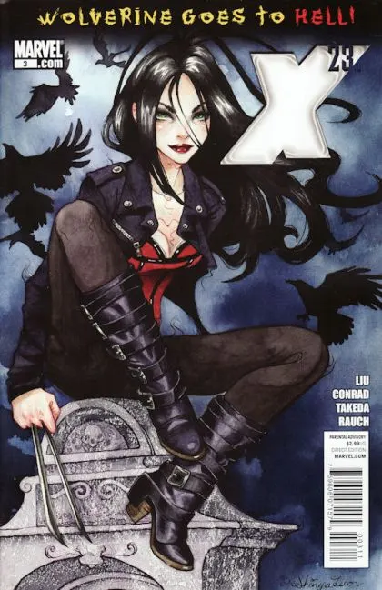 X-23, Vol. 3 #3 comic book cover, 2011