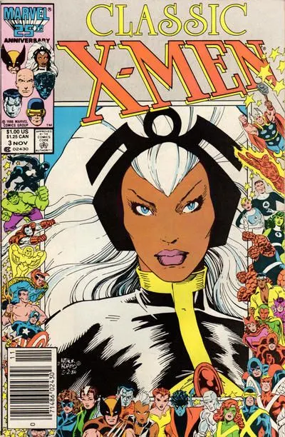 X-Men Classic #3 Newsstand Edition comic book cover, 1986