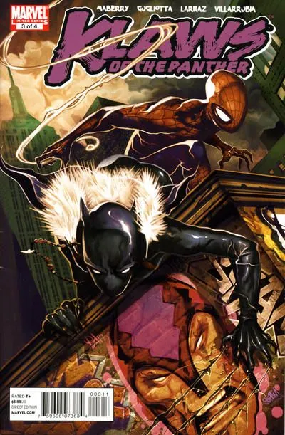 Klaws of the Panther #3 comic book cover, 2010