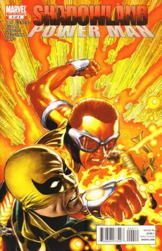 Shadowland: Power Man #4 comic book cover, 2011
