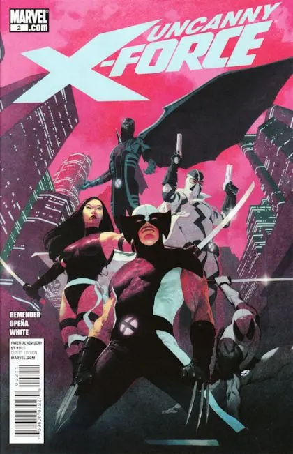 Uncanny X-Force, Vol. 1 #2 Esad Ribić Regular comic book cover, 2011
