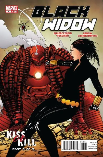Black Widow, Vol. 5 #8 comic book cover, 2011