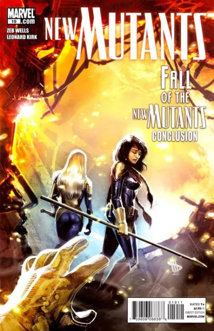New Mutants, Vol. 3 #19 comic book cover, 2011
