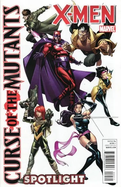 X-Men: Curse of the Mutants Spotlight #1 comic book cover, 2011