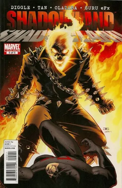 Shadowland #5 John Cassaday Regular Cover comic book cover, 2011