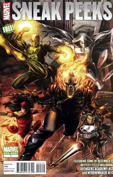 Marvel Sneak Peeks #2 comic book cover, 2011