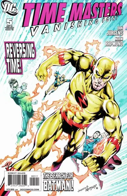 Time Masters: Vanishing Point #5 comic book cover, 2011