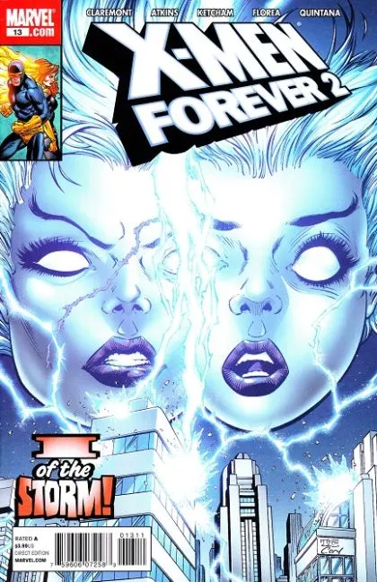 X-Men Forever 2 #13 comic book cover, 2010