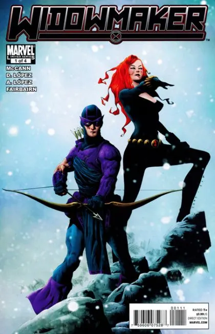 Widowmaker #1 Jae Lee Regular comic book cover, 2011