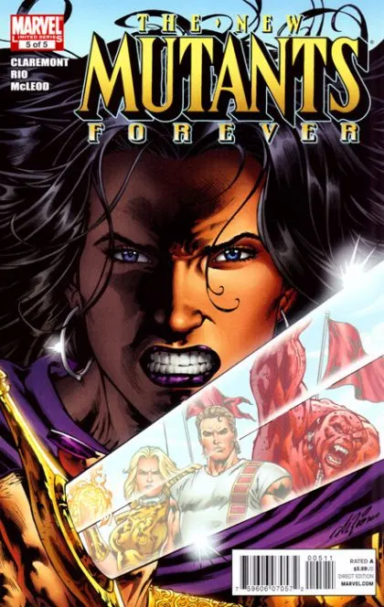 New Mutants Forever #5 comic book cover, 2011