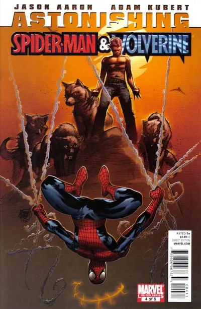 Astonishing Spider-Man & Wolverine #4 comic book cover, 2011