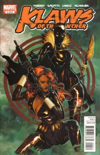 Klaws of the Panther #4 comic book cover, 2011