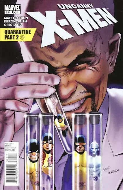 Uncanny X-Men, Vol. 1 #531 Direct Edition comic book cover, 2011