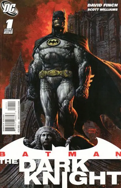 Batman: The Dark Knight, Vol. 1 #1 David Finch Regular comic book cover, 2011