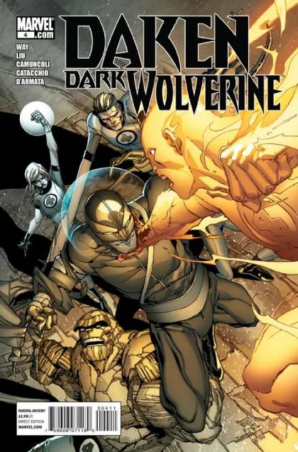 Daken: Dark Wolverine #4 Giuseppe Camuncoli Regular Cover comic book cover, 2011