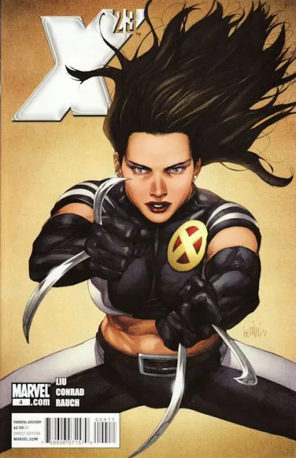 X-23, Vol. 3 #4 Leinil Francis Yu Regular comic book cover, 2011