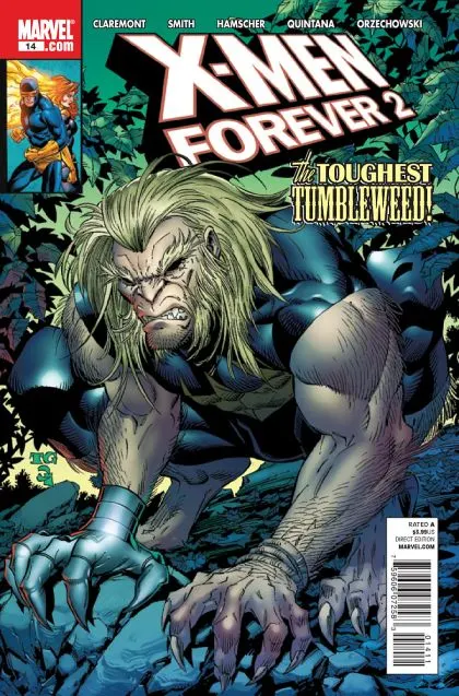 X-Men Forever 2 #14 comic book cover, 2011