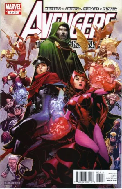 Avengers: The Children's Crusade #4 comic book cover, 2011