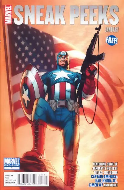 Marvel Sneak Peeks #3 comic book cover, 2011