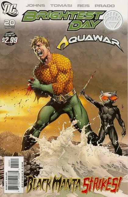 Brightest Day #20 Gary Frank Cover comic book cover, 2011
