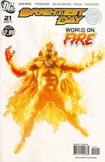 Brightest Day #21 Gary Frank Regular Cover comic book cover, 2011