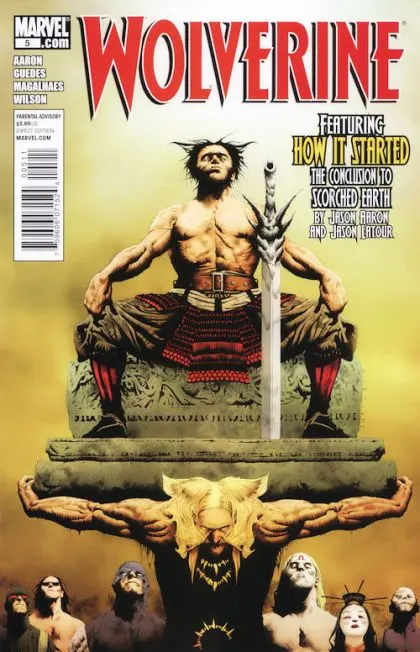 Wolverine, Vol. 4 #5 comic book cover, 2011