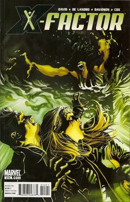 X-Factor, Vol. 3 #215 comic book cover, 2011