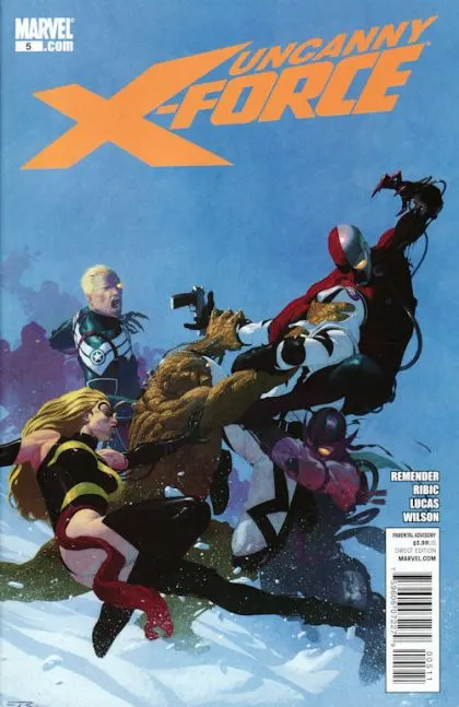 Uncanny X-Force, Vol. 1 #5 comic book cover, 2011