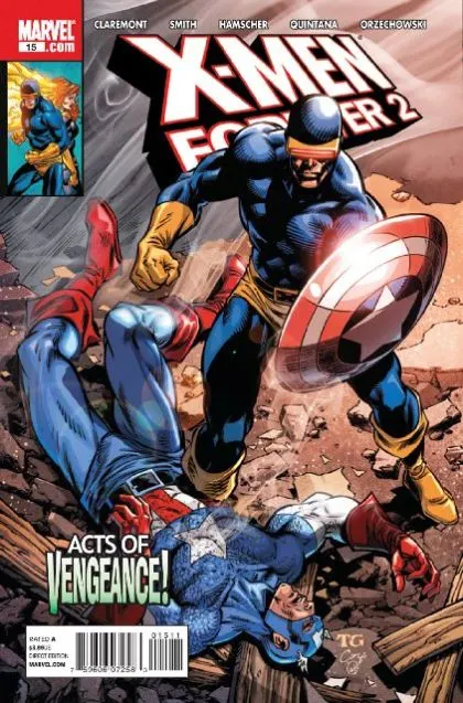 X-Men Forever 2 #15 comic book cover, 2011