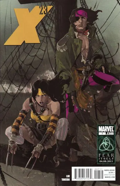 X-23, Vol. 3 #7 comic book cover, 2011