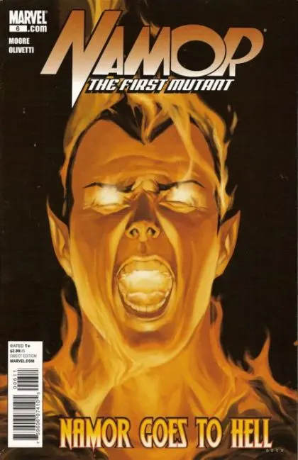 Namor: The First Mutant #6 comic book cover, 2011
