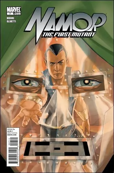 Namor: The First Mutant #7 comic book cover, 2011