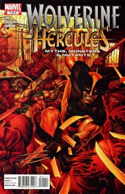 Wolverine / Hercules: Myths, Monsters and Mutants #1 comic book cover, 2011