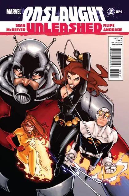 Onslaught Unleashed #2 comic book cover, 2011