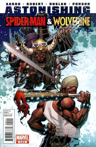 Astonishing Spider-Man & Wolverine #5 comic book cover, 2011