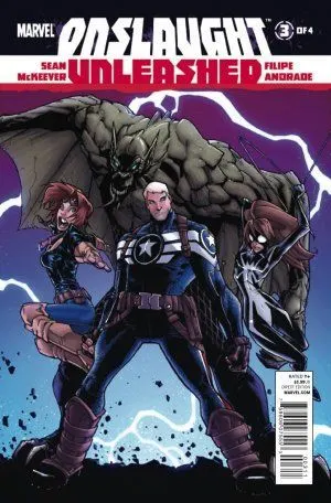 Onslaught Unleashed #3 comic book cover, 2011
