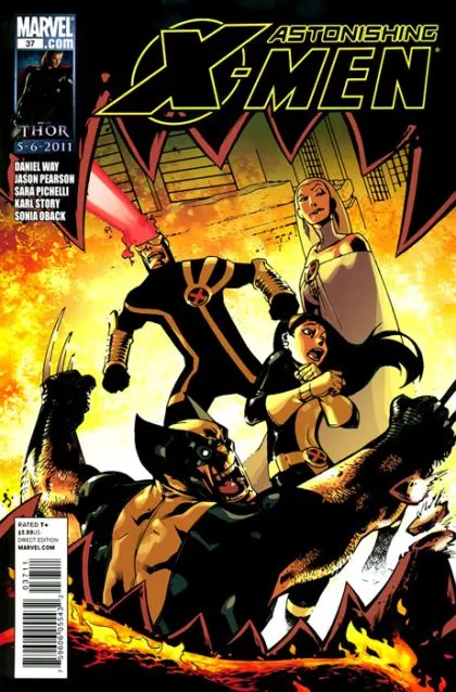 Astonishing X-Men, Vol. 3 #37 Direct Edition comic book cover, 2011