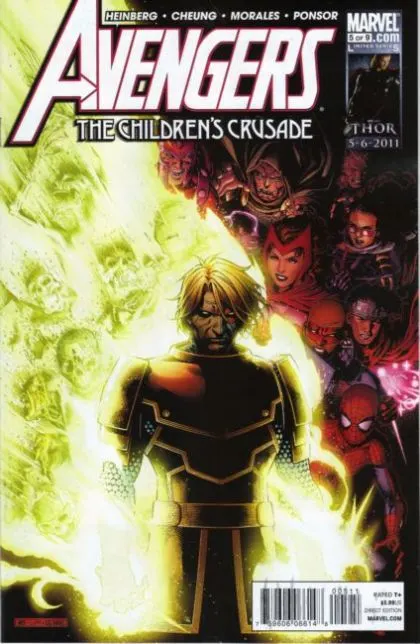 Avengers: The Children's Crusade #5 comic book cover, 2011