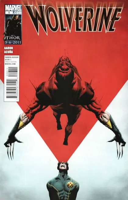 Wolverine, Vol. 4 #8 Jae Lee Regular comic book cover, 2011