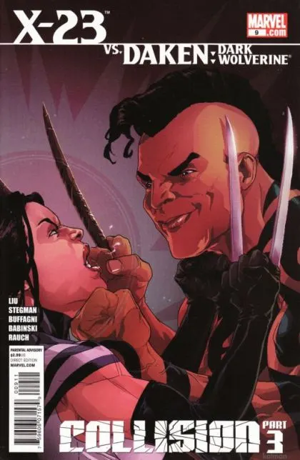X-23, Vol. 3 #9 Kalman Andrasofszky Regular comic book cover, 2011