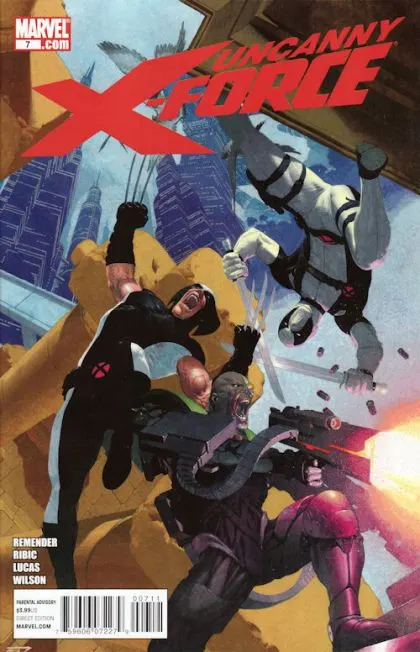 Uncanny X-Force, Vol. 1 #7 Esad Ribić Regular comic book cover, 2011