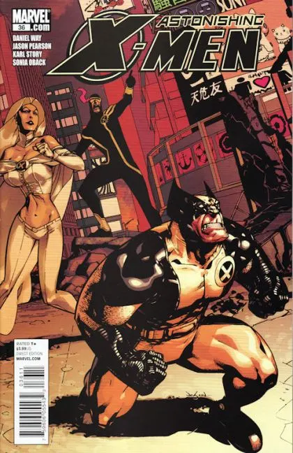 Astonishing X-Men, Vol. 3 #36 Direct Edition comic book cover, 2011