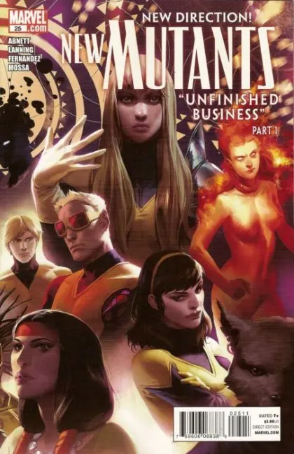 New Mutants, Vol. 3 #25 Marko Djurdjevic Regular Cover comic book cover, 2011