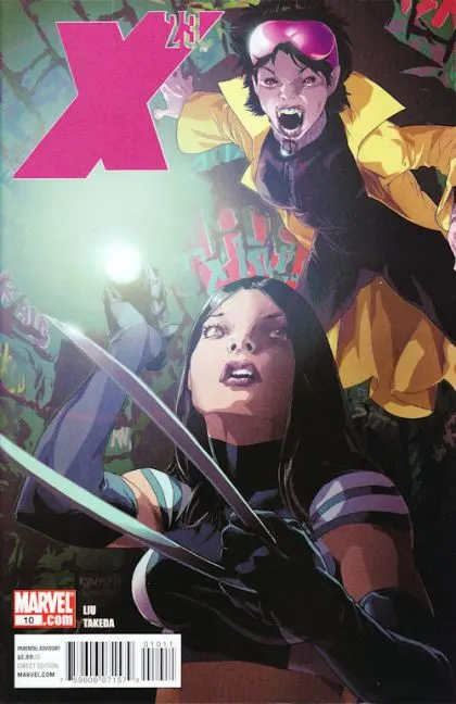 X-23, Vol. 3 #10 comic book cover, 2011