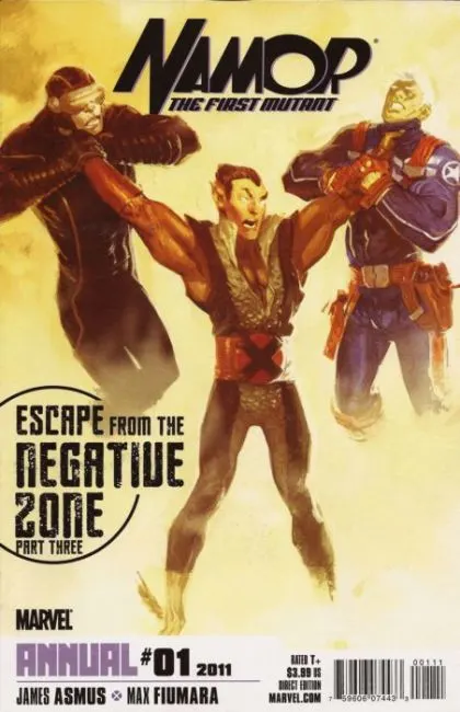 Namor: The First Mutant Annual #1 comic book cover, 2011