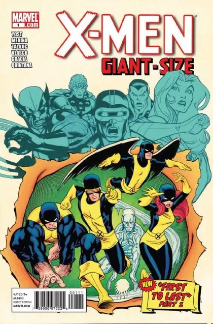 X-Men Giant-Size #1 Ed McGuinness Regular comic book cover, 2011