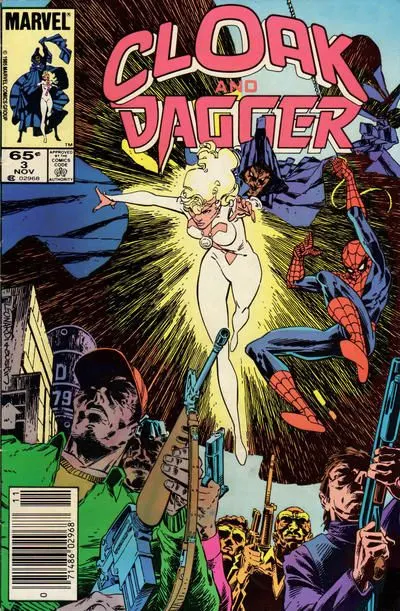 Cloak and Dagger, Vol. 2 #3 Newsstand Edition comic book cover, 1985